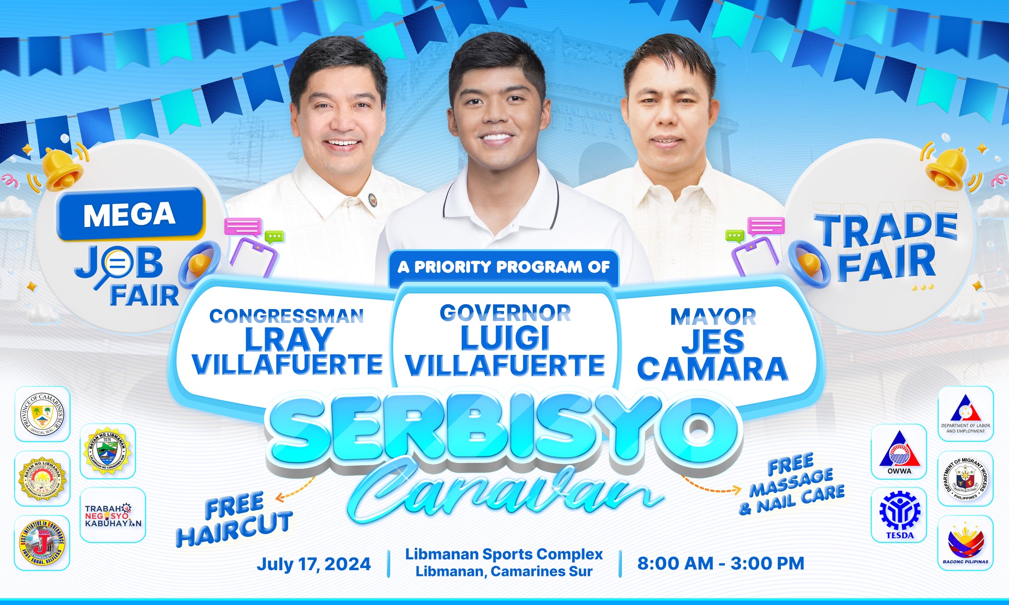 MEGA Job Fair and Trade Fair as part of Libmanan's 438th Town Fiesta Celebration!