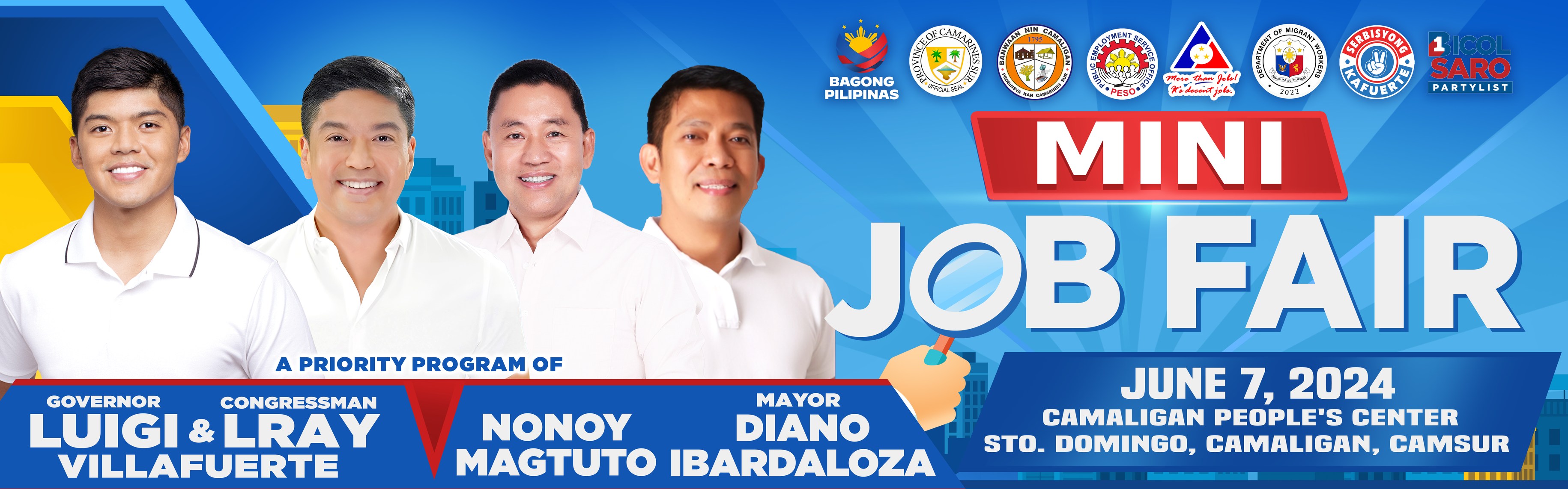 MINI JOB FAIR AT CAMALIGAN PEOPLE'S CENTER STO. DOMINGO, CAMALIGAN, CAMSUR